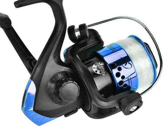 Lichte Spinning Reel voor Zoetwatervissen met 3 Lagertjes en Antislip Handvat - Ideaal voor Vissers en Reparatietools — afbeelding 2