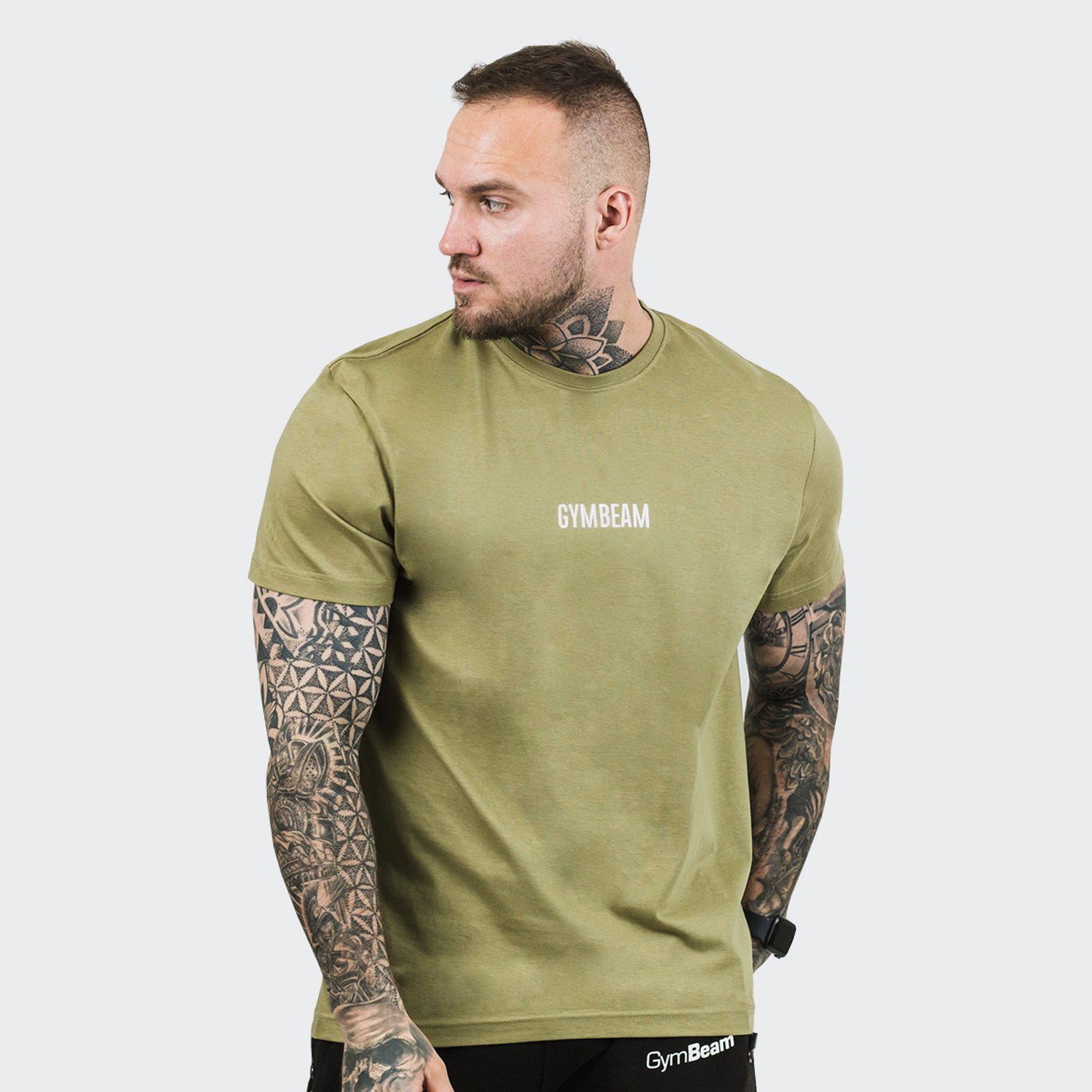 GymBeam FIT T-Shirt Olijf XXL