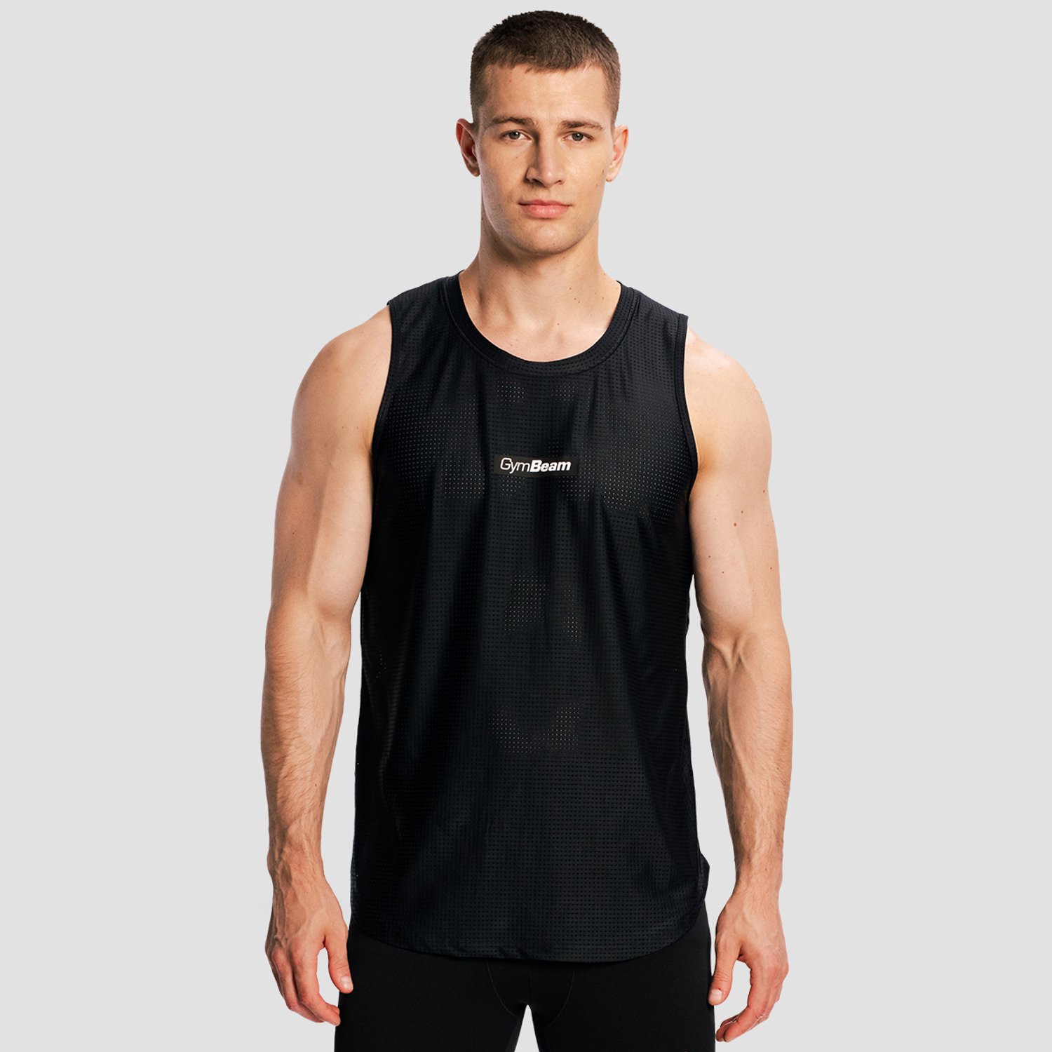 GymBeam Heren Combat Tank Top Zwart S