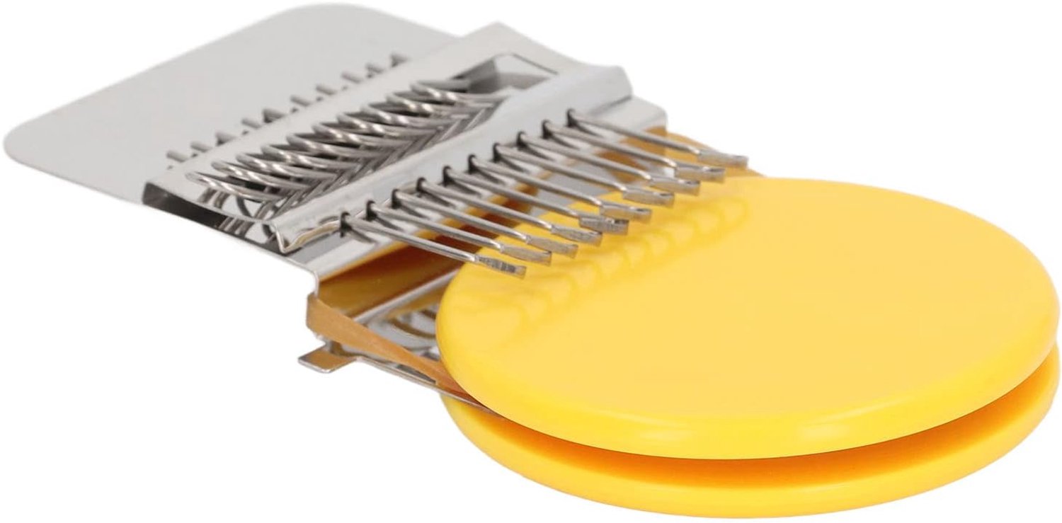 Mini Breimachine RVS Kleine Weefgetouwmachine voor Het Stoppen van Gaten in Sokken, Sjaals (YELLOW)