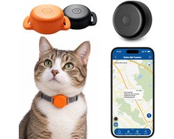 Zeerkeer S2 Mini GPS Tracker voor Kat, Hond, Fiets & Kind - Compatible met Android & iOS - Realtime Tracking Europa - Inclusief 2 Beschermhoezen - SOS Knop