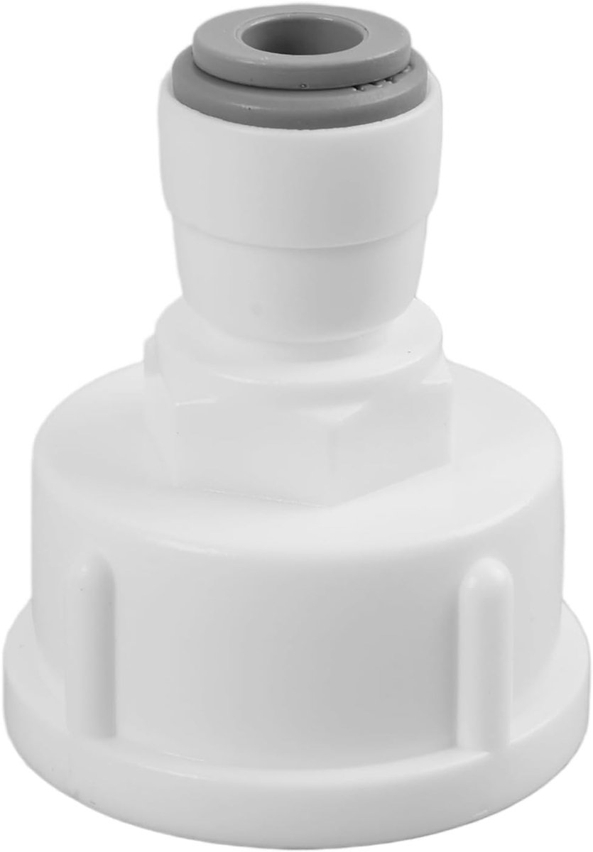 Waterslang voor koelkast, snelkoppeling 1/4 inch naar vrouwelijk 3/4 inch, universele aansluiting voor osmose, reiniger, Amerikaanse koelkast en irrigatiesysteem