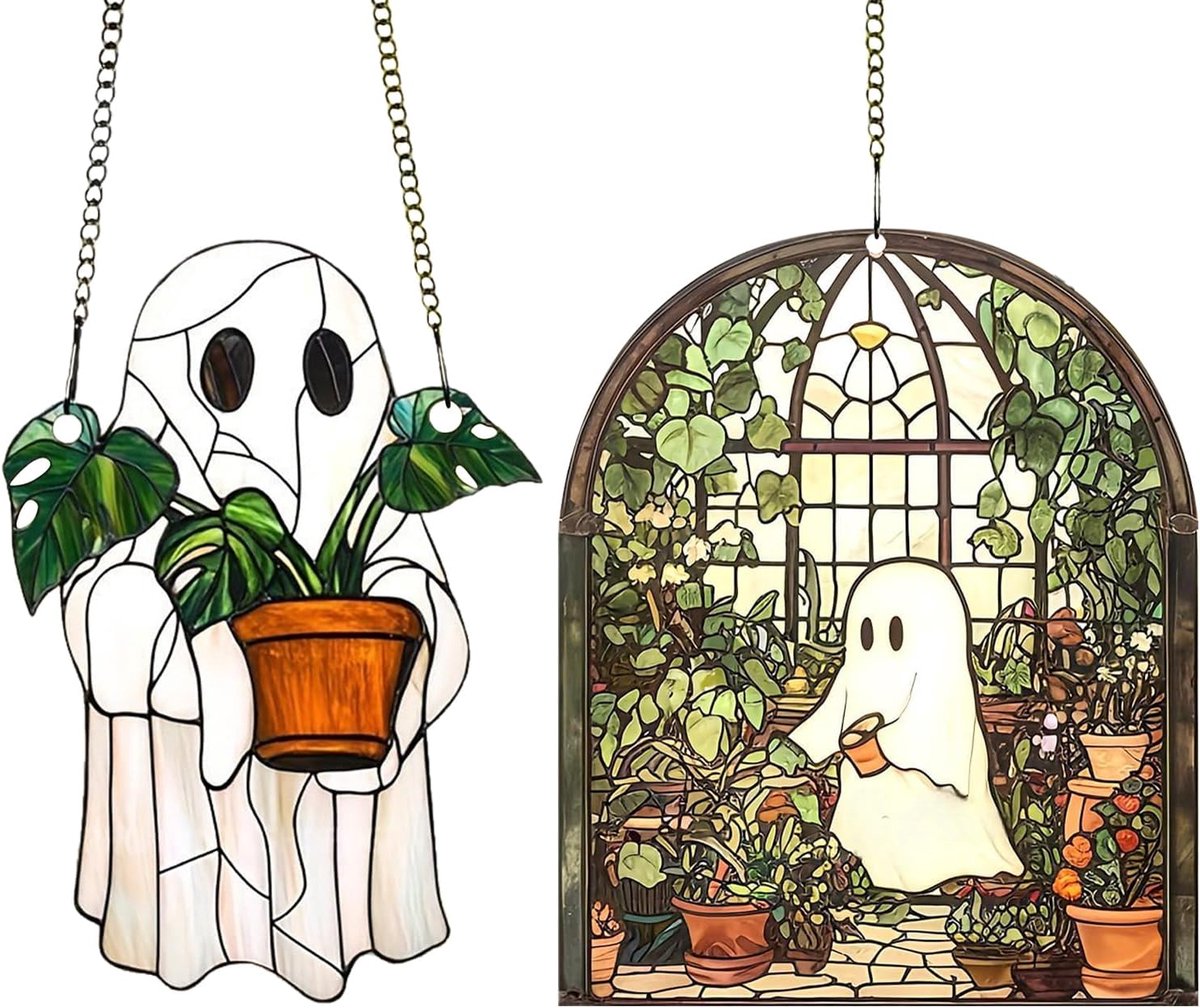 Zonnevangers, hangende decoratie voor ramen, Halloween, zonnevanger, licht voor terras, tuin, dromenvanger voor binnen en buiten
