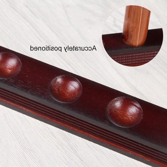 Set - pool cue rack - voor wandmontage - houten biljartstokhouder - cue stand — afbeelding 2