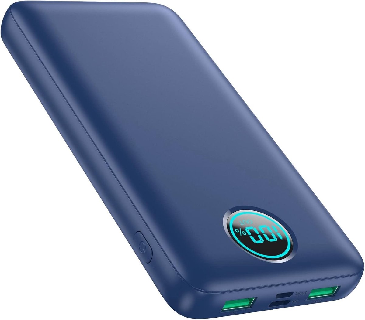 26800 mAh Powerbank met PD 25W en QC4.0 Snelladen, Externe Batterij met 5 USB C Uitgangen en LCD Display voor iPhone en Samsung