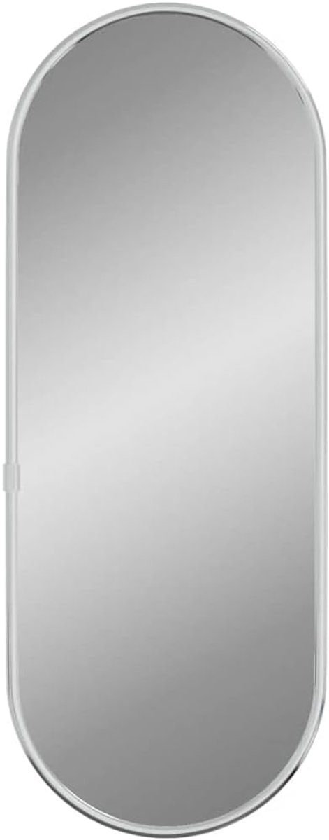 Wandspiegel 40x15 cm PVC-frame zilver