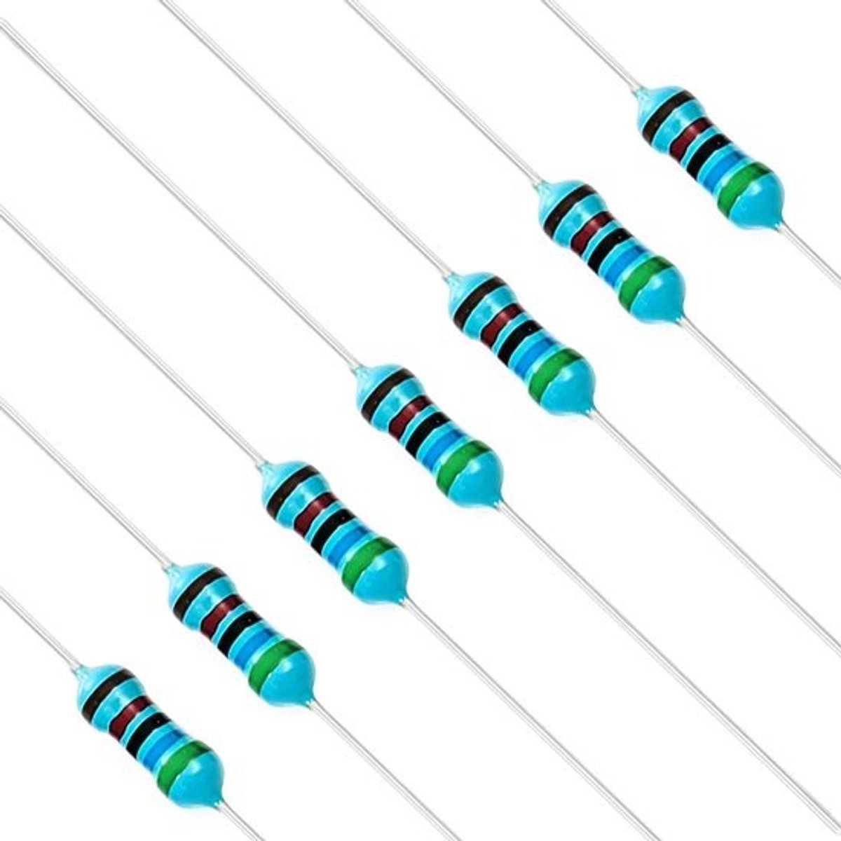 Vaste weerstanden - Elektronische componenten - Voor elektronicaprojecten - 1% tolerantie - 0,25 watt