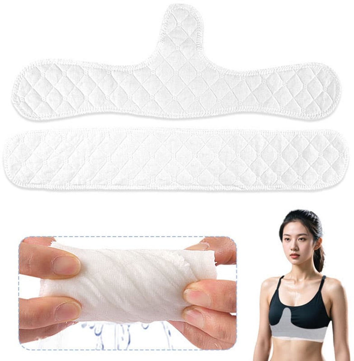 Vochtafvoerende pads zorgen voor ultiem comfort.