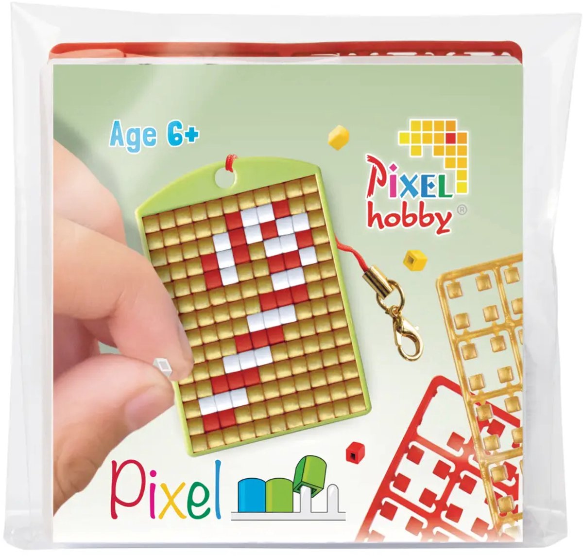 Pixelhobby - Medaillon startset - Zuurstok Kerst