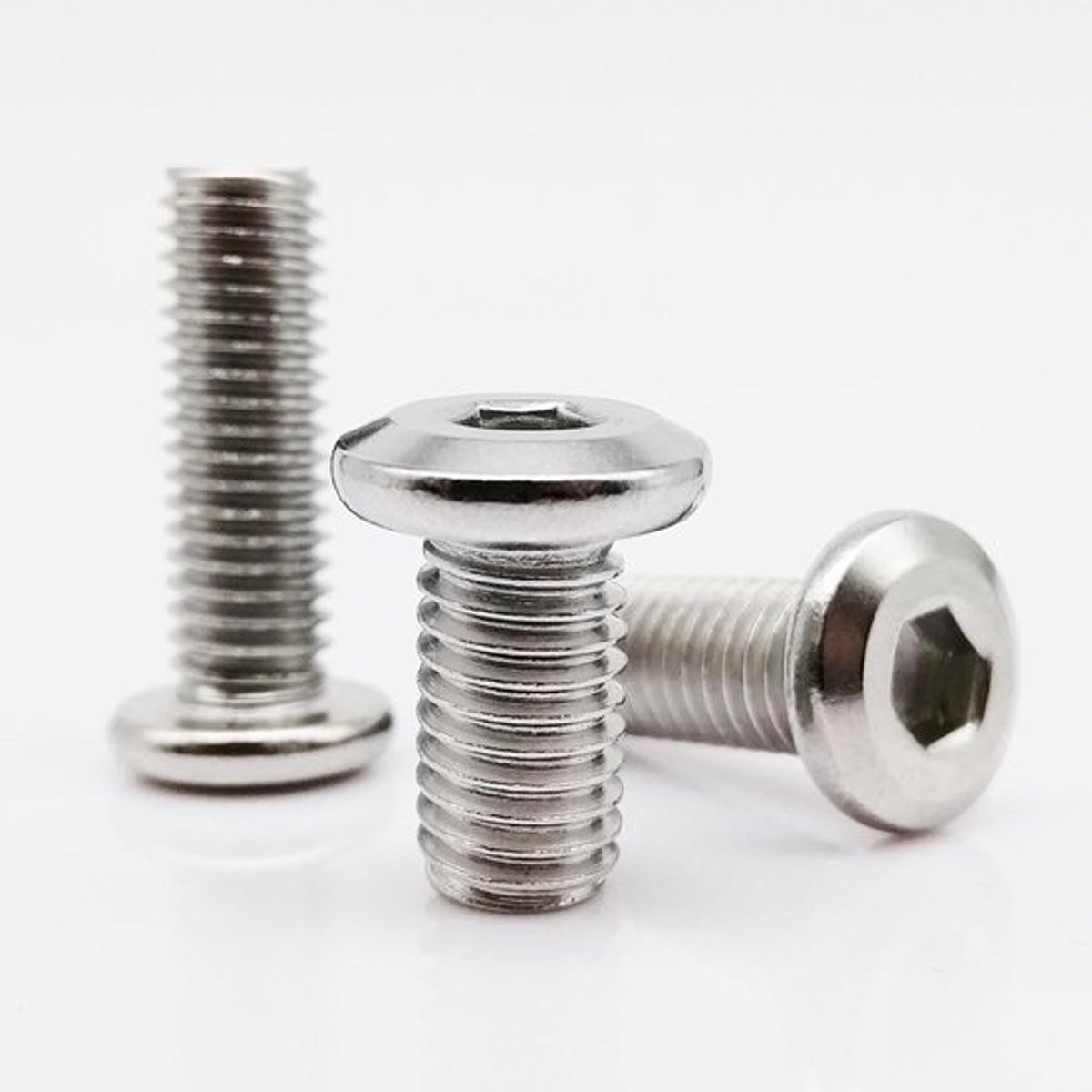 Zeskantschroeven - Meubelbouten - Voor het maken van verbindingen - Roestvrij staal - M8 x 25mm - Zilverkleurig