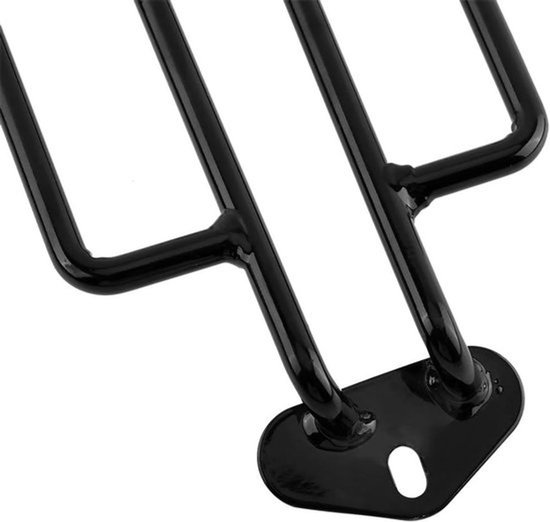 Achterdrager voor Solozitting - Geschikt voor XL883/1200 X48 en de meeste motorfietsen (Zwart) — afbeelding 3