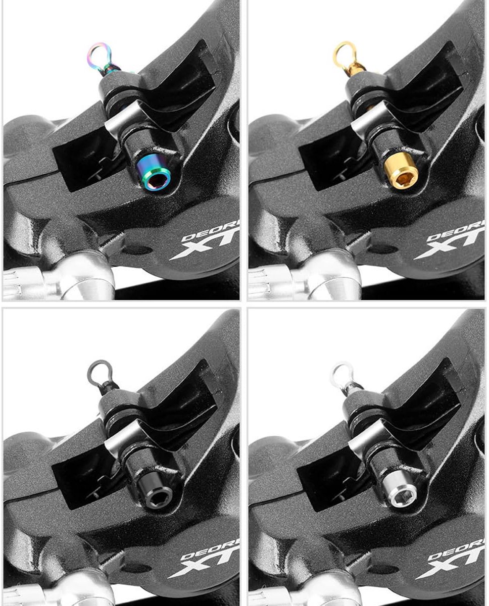 Fiets caliper schroef - titanium legering - robuust en hard - ideaal voor remmontage - ShopVlot