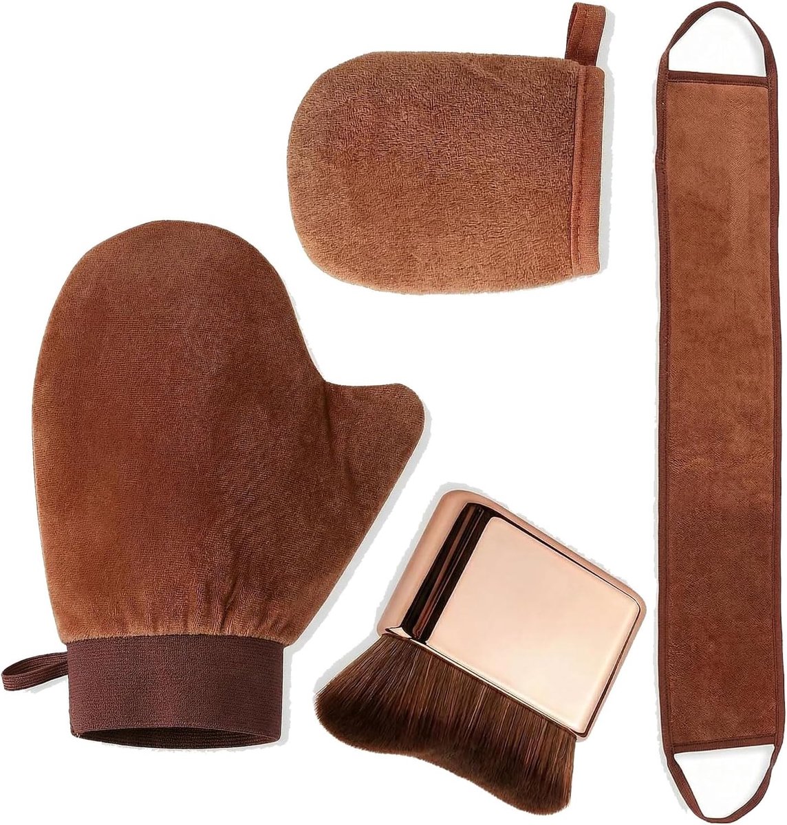 Handschoen, 4 stuks zelfbruinende handschoenen