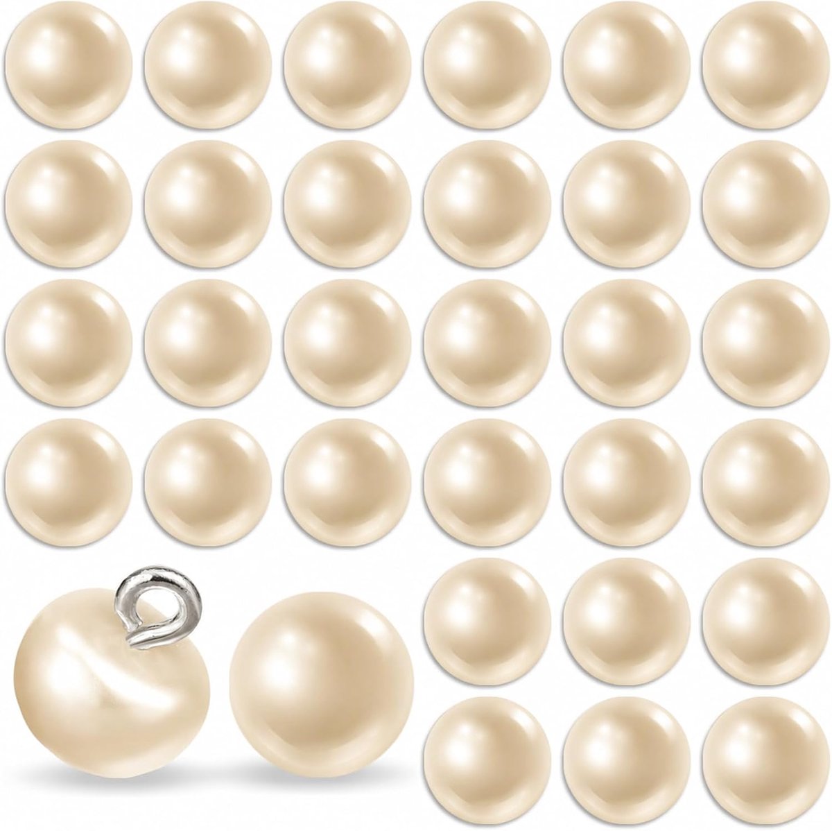 Knopen voor kleding champagne 10 mm knopen om te naaien