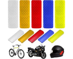 85 stuks reflectoren, fietsstickers, reflectorband, zelfklevend, fietsreflectorstickers, waterdicht, reflecterende - ShopVlot