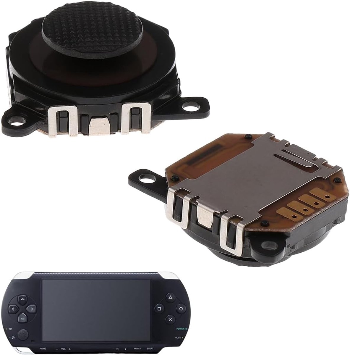 BLPRKOT 2 stuks 3D analoge joystick, thumb stick reserveonderdelen, plastic bedieningsknop, rocker bar, vervangende - ShopVlot