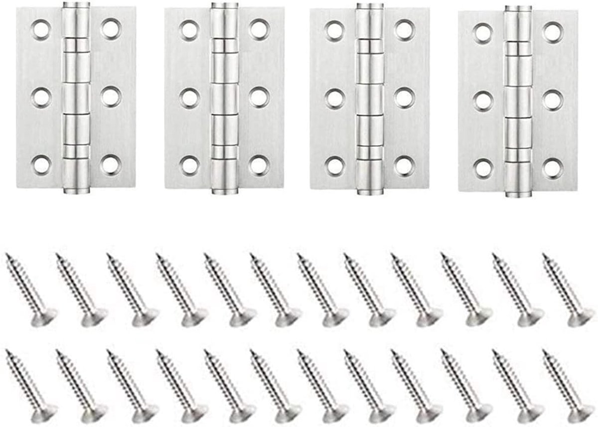 Door Hinge 4 Pieces 75mm Internal Doors Bearing Door Hinge - ShopVlot