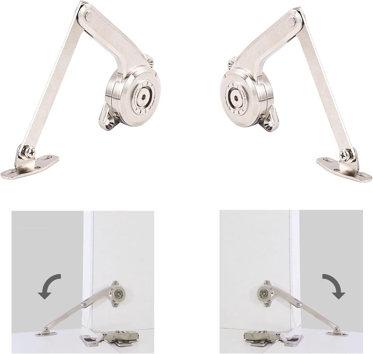 LIKERAINY 90 Degree Soft-Open Hydraulic Lid Bracket With Soft Opening For Valve Doors Down Opening Random Angle Plug - ShopVlot