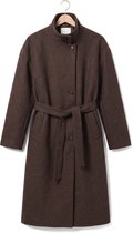 MSCH Copenhagen Mschkeola Secilia Wool Coat Jassen Dames - Winterjas - Bruin - Maat M/L