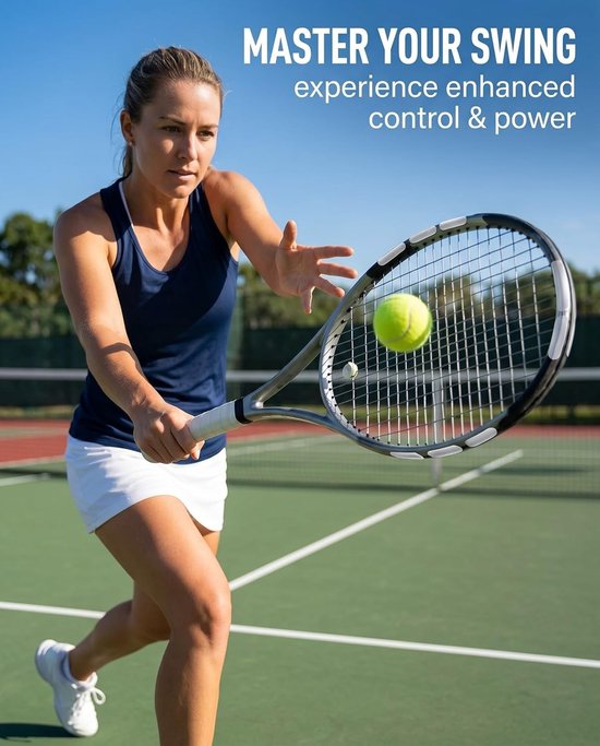 Zwarte Lood Tape voor Tennisrackets - Verhoog Gewicht, Verbeter Spin en Balans voor Tennis, Padel en Pickleball Rackets — afbeelding 5