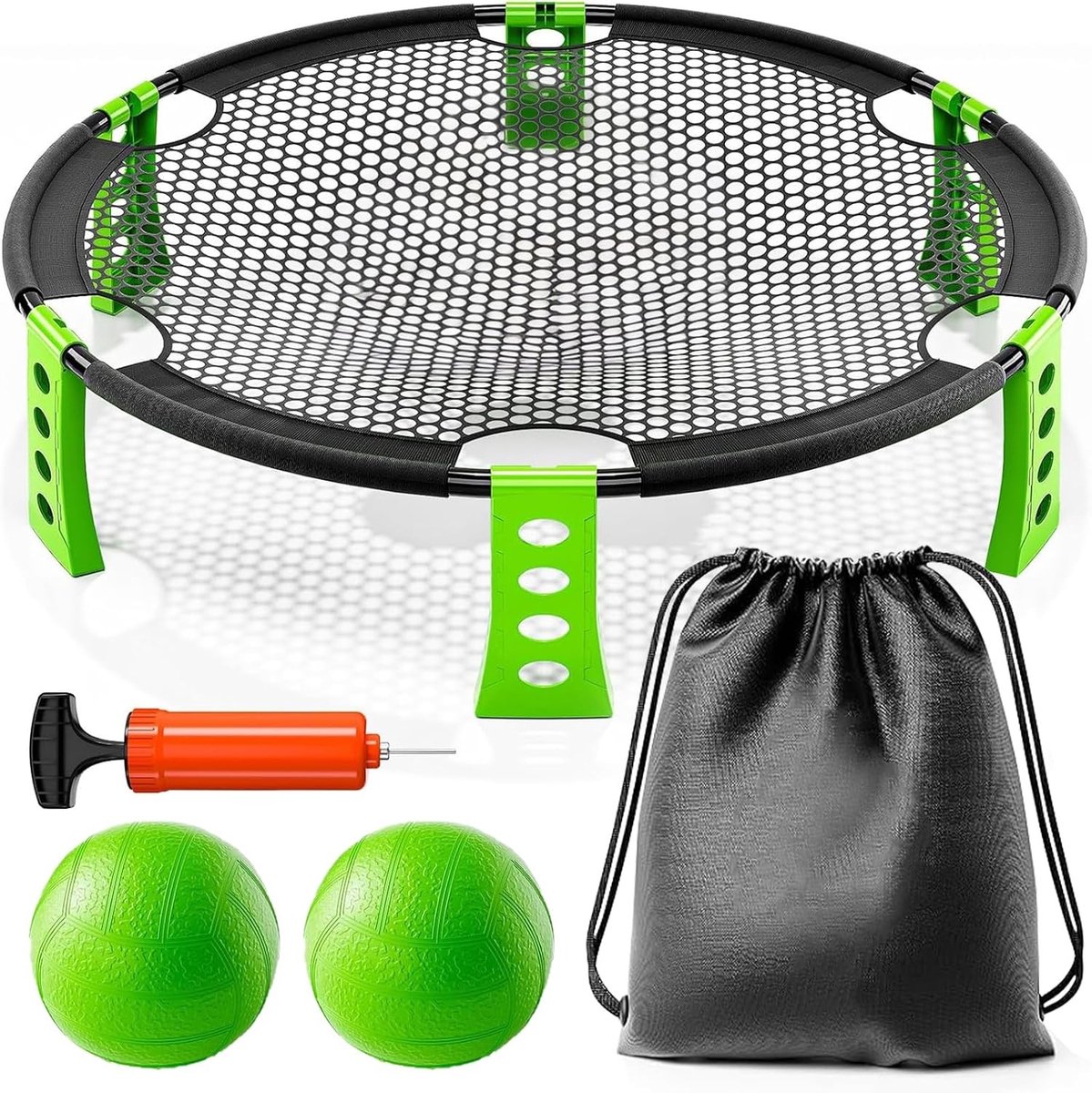 Complete Roundnet Set voor Buiten met Ballen - Ideaal voor Actieve Spelletjes, Sport en Vermaak