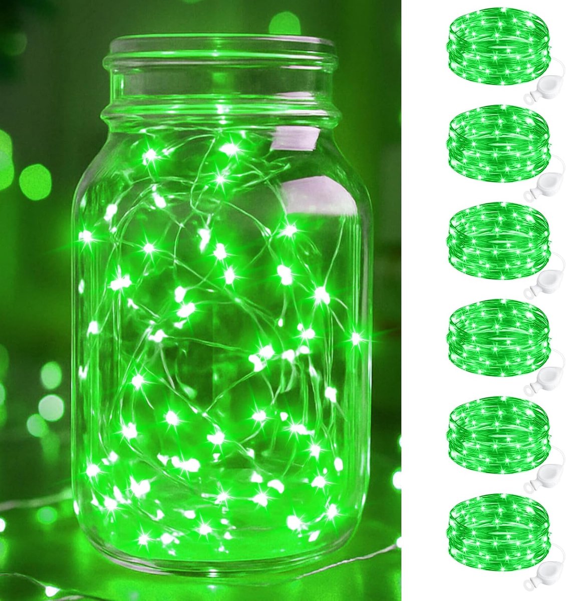 Lichtketting met batterij 2 m - 20 LED's - waterdicht - sfeervolle binnendecoratie - SnelShoppen