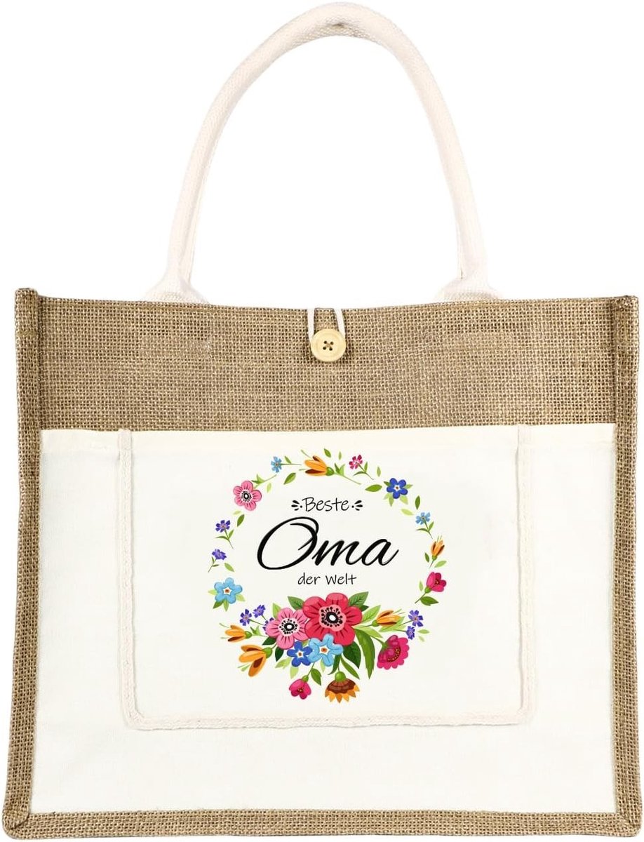 Persoonlijke Jute Tas voor Schilderen, Shopper Tote Bag en Cadeau Jute Tassen voor Elke Gelegenheid