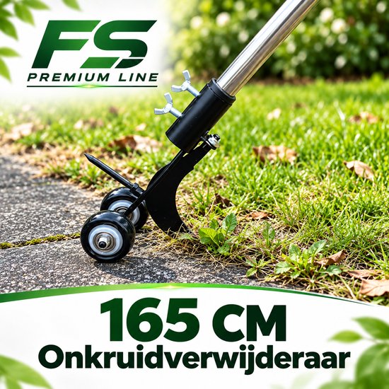 165 CM Onkruidverwijderaar FS Premium line Onkruidsteker – Verstelbaar tot 165 cm – Metalen Onkruidverwijderaar – Ergonomisch Handvat – Voor Gazon, Tuin & Moestuin Comfortabel tuinieren — afbeelding 4