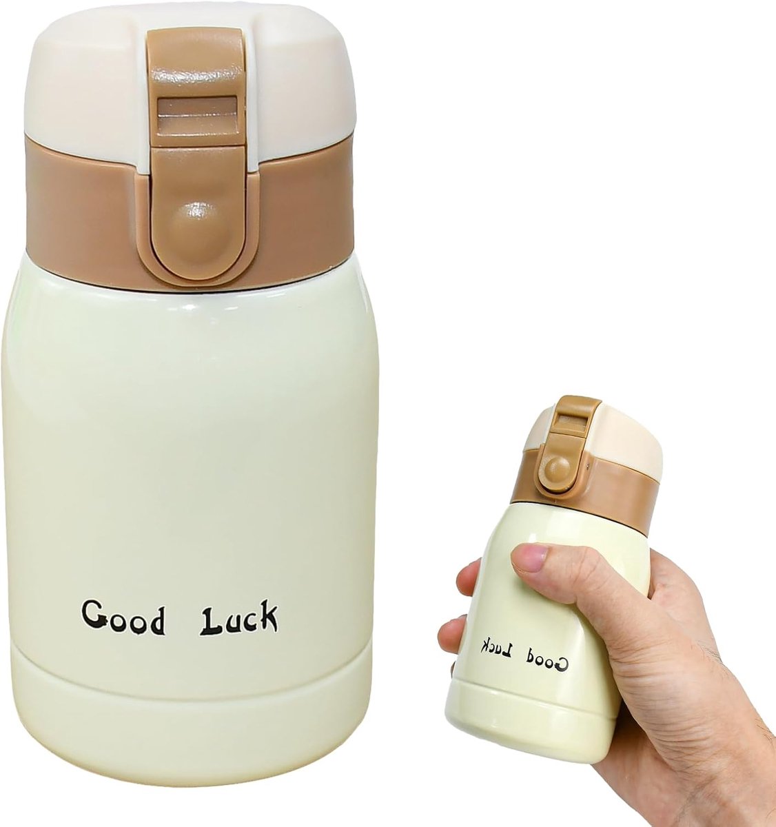 SnelShoppen - Mini-thermosfles 200 ml - Roestvrij staal, Lekvrij, Ideaal voor Reizen, School, Sport en Kamperen - Compact en Duurzaam