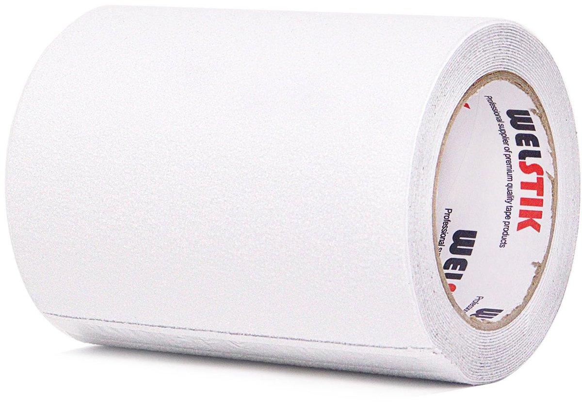 WELSTIK 15CM x 5M Non-Slip Adhesive Tape, Non-Slip Tape Enhance Grip, Strong Self Adhesive Safety Sticker for Indoor - ShopVlot