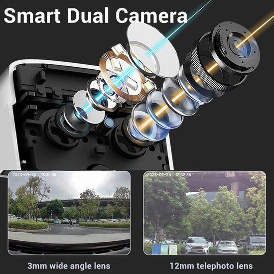Draadloze Paarden Trailer Camera 4K - WiFi App Besturing - Magnetische Houder - Twee-Weg Audio voor Real-Time Bewaking - ShopVlot — afbeelding 2