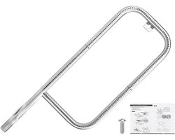 Denmay 41862 52cm Grill Burner for Weber Q200, Q220, Q2000 Q2200, Grill Burner Tube Pipe Kit Spare Parts Spare Parts - ShopVlot