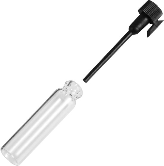 1 ml mini kleine lege parfummonsterflessen 100 stuks navulbare monsterflesjes met staafdoppen voor aromatherapie etherische oliën vloeibare geur — afbeelding 4