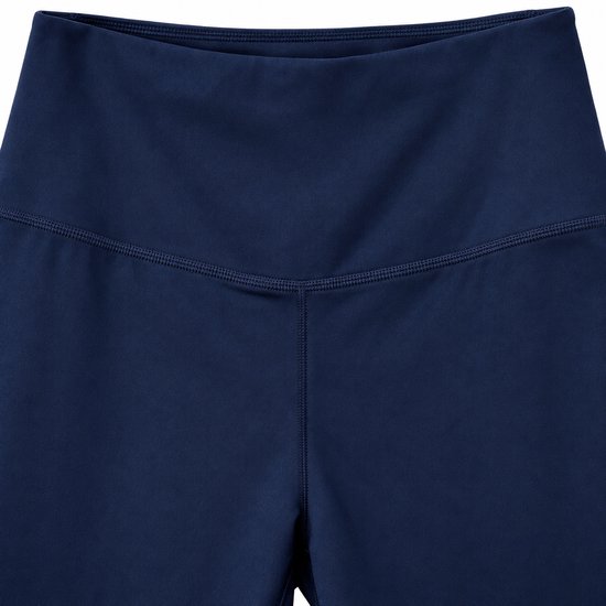 Nike One Dri-FIT High-Rise 7/8 Pocket - Legging - Maat XS - Midnight Navy/White / Donkerblauw Wit - Nike One - Training - Dames Legging voor Vrouwen van Nike — afbeelding 4