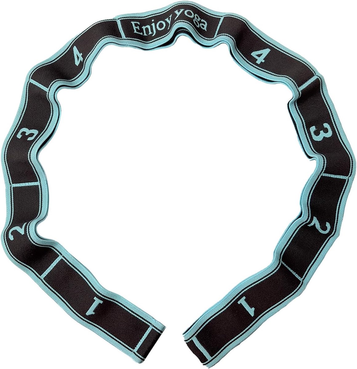 Elastische band 9 gespen - ademend katoen-polyester - scheurvast - ideaal voor krachttraining - ShopVlot