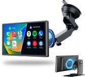 7 inch CarPlay en Android Auto scherm met zuignaphouder
