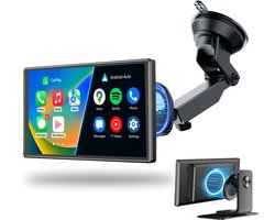 CarMe CarPlay Scherm PRO 7 Inch - Premium Design - Apple CarPlay & Android Auto (Draadloos) - Touchscreen - Navigatiesysteem auto - Android Auto scherm