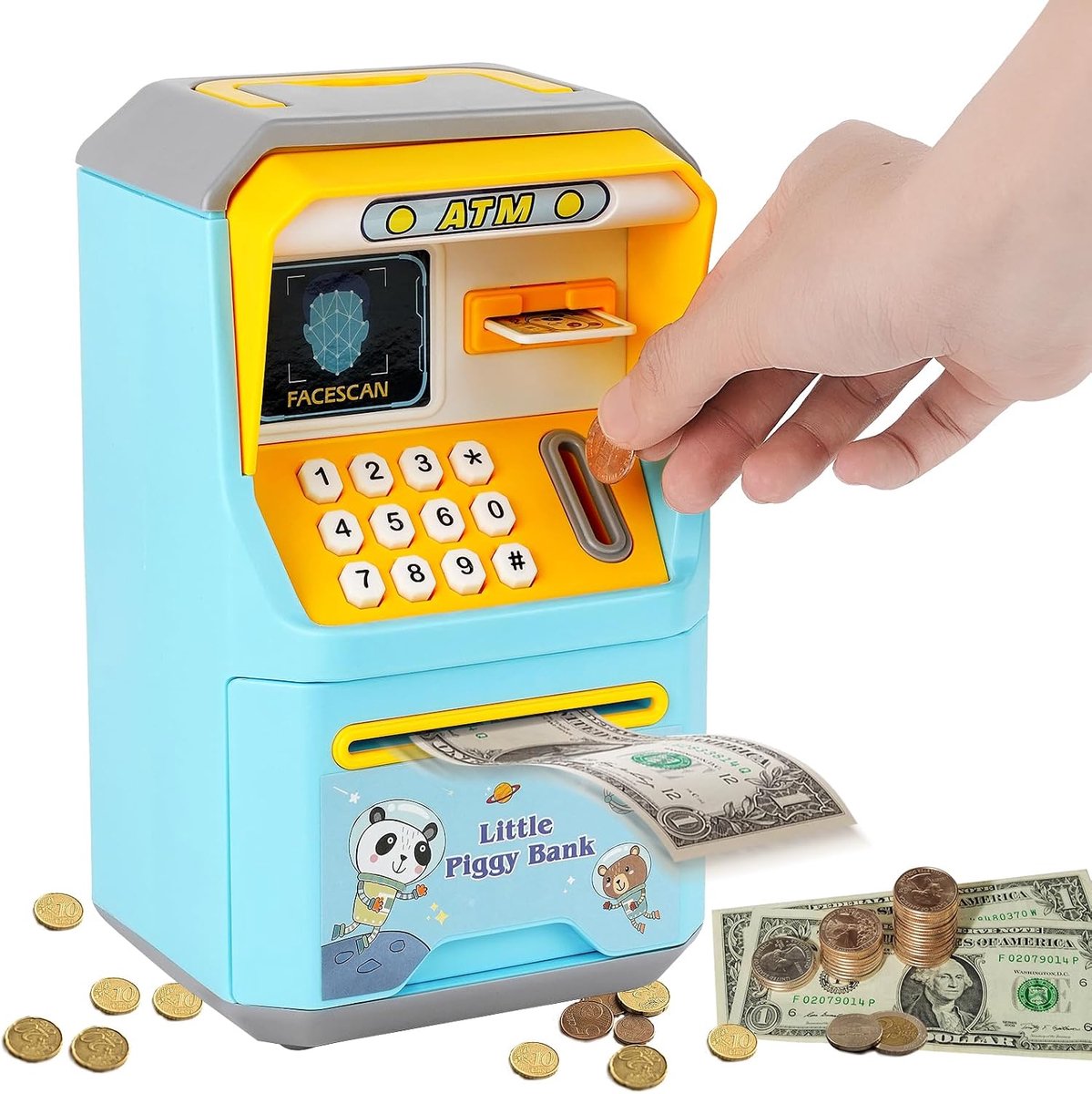 Spaarpot voor kinderen ASD (blauw)