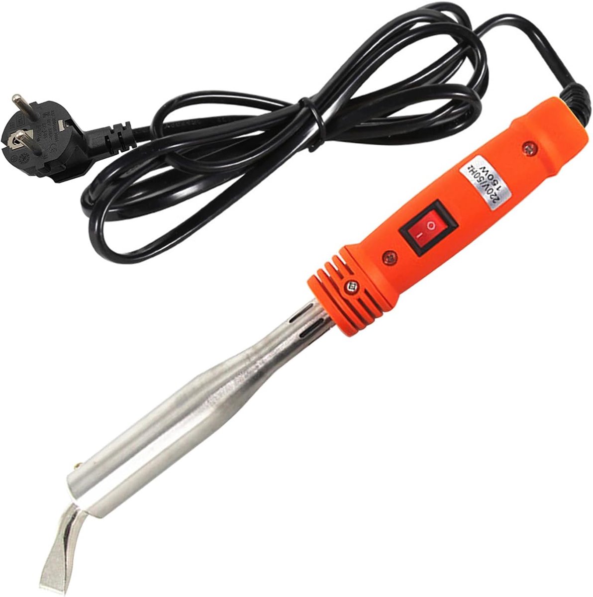 Elektrische soldeerbout 150 W krachtige soldeerbout 220 V robuust elektrisch temperatuurpistool piektemperatuur 500 °C voor vechtwerk en modelbouw