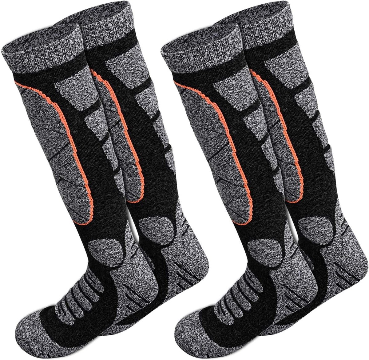 Skisokken voor heren en dames, thermische kniekousen voor de winter, voor snowboarden, wandelen en koud weer