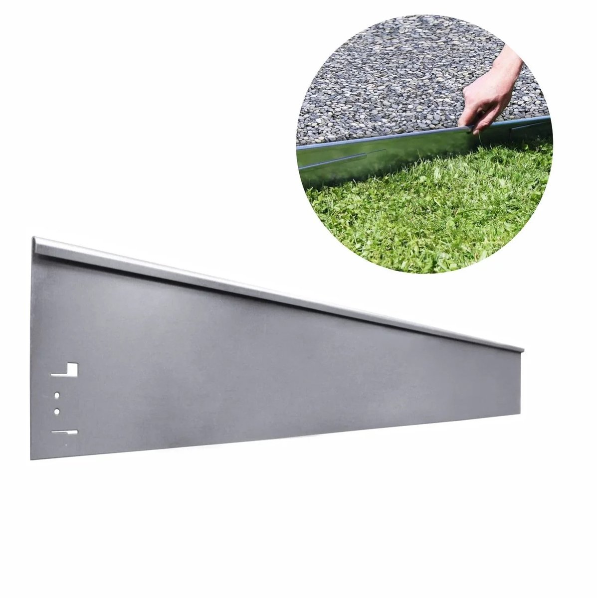 Afwerkingsstuk Borderrand 18.5cm x 113cm | Gazonrand | Kantopsluiting