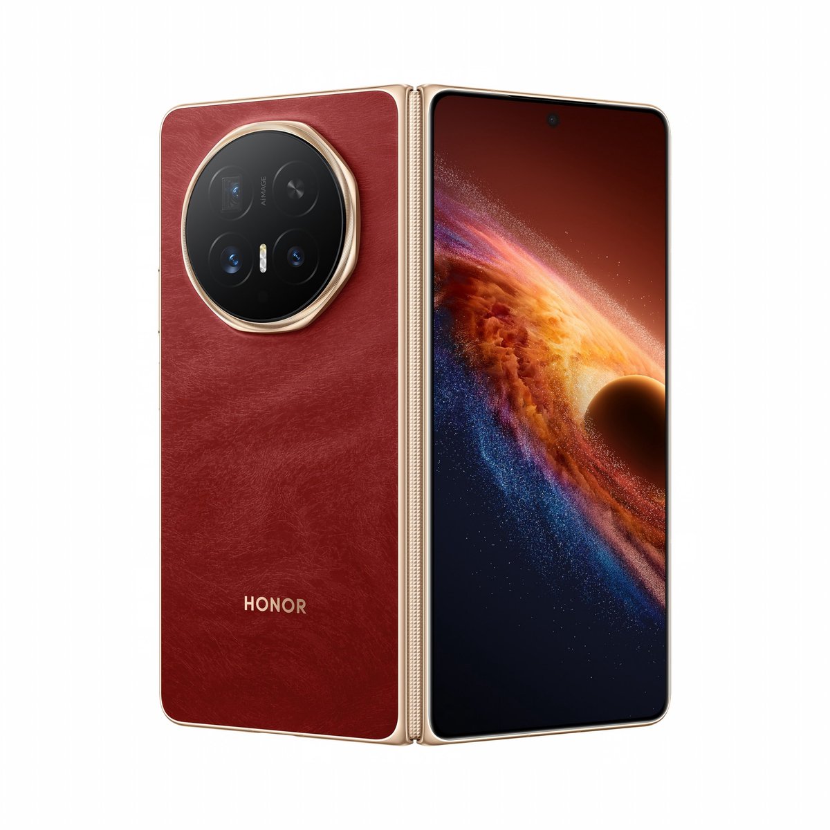 HONOR Magic V6 16GB + 512GB - Rood - Internationale Versie - EU-stekker - Opvouwbare Smartphone