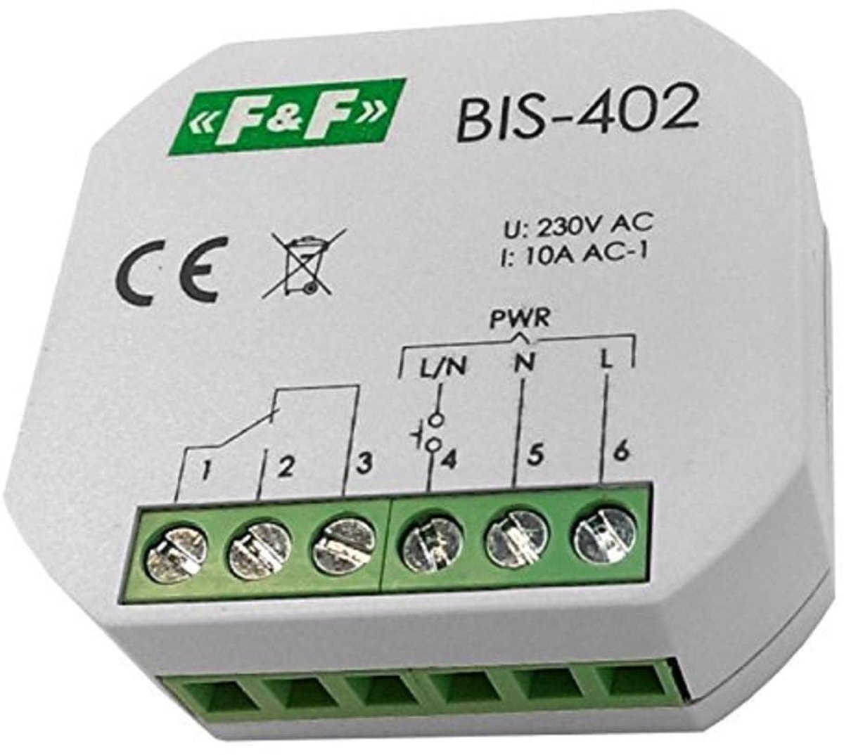 PK Electronic Surge Switch, Flush-Mounted 230 V/10 A - ShopVlot