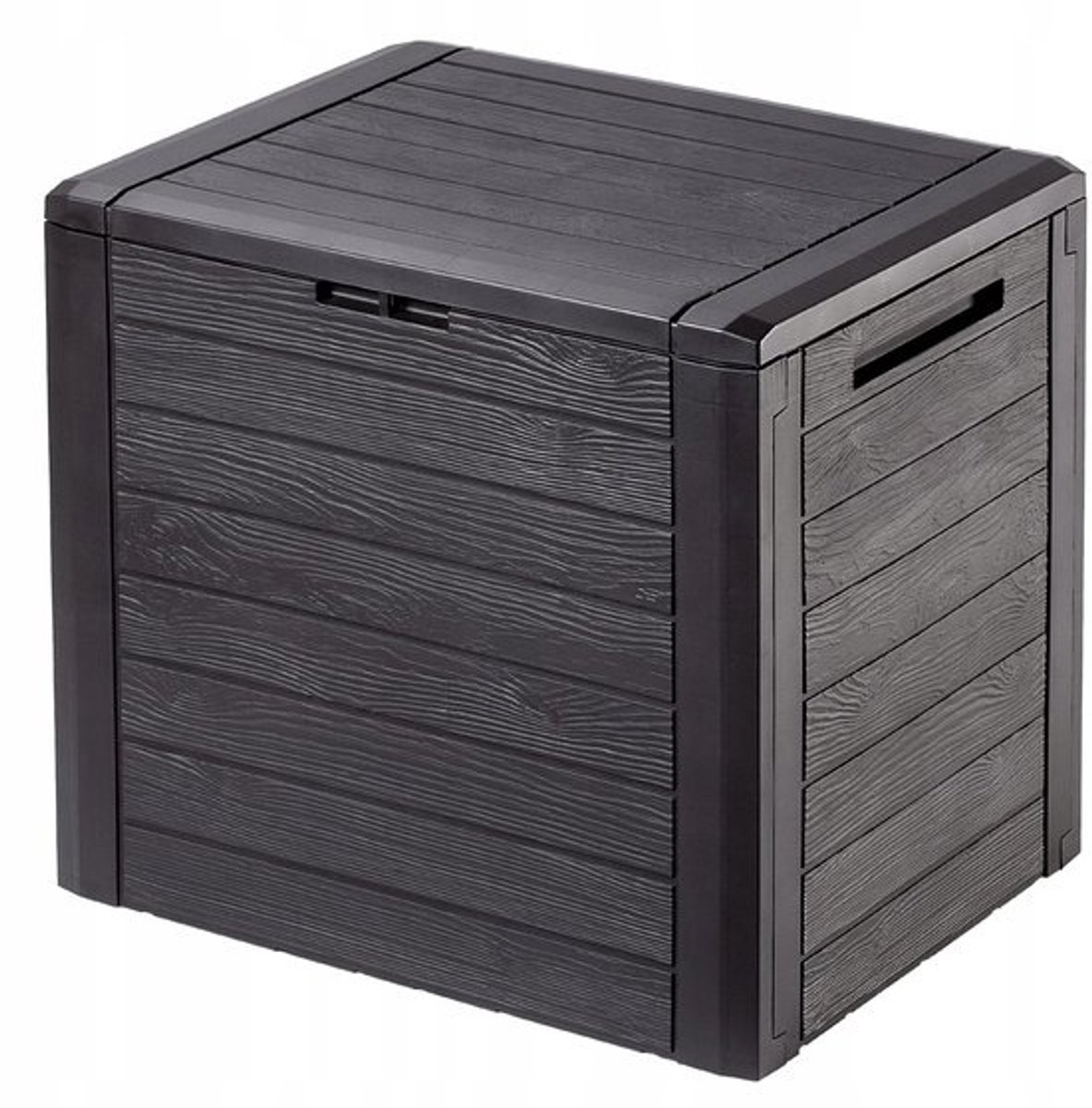 Rolu opbergbox voor tuin - Tuinkist - 140 liter - 55 × 46 × 58.5 cm - Afsluitbaar deksel - Weerbestendig voor balkon