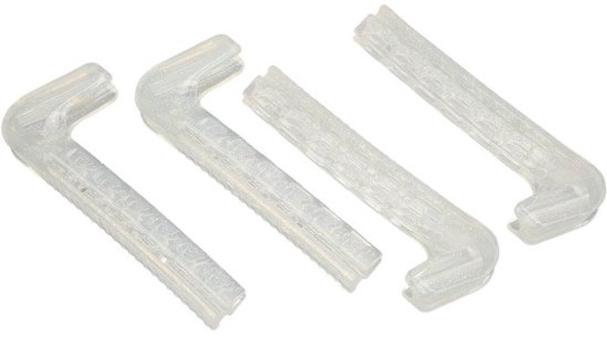Dailygoods - verstelbare schaatsbeschermers - schaatsbeschermers voor kunstschaatsen - schaatsbeschermers voor ijshockey - antislip - duurzaam siliconenmateriaal - bescherming voor schoenbladen - schaatsbescherming