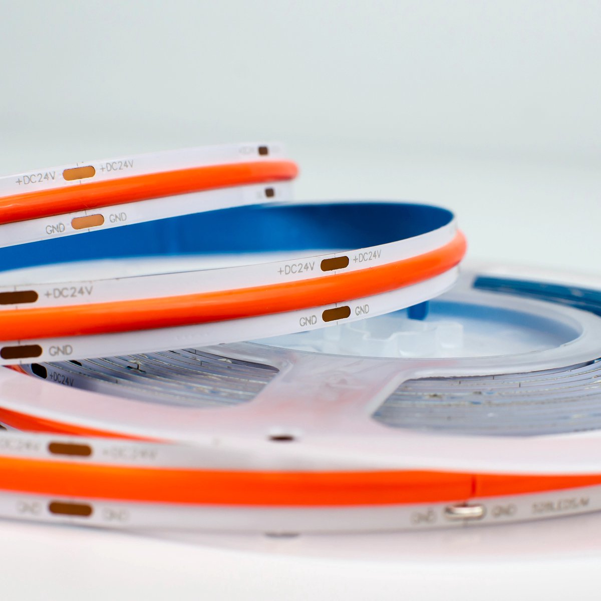 COB LED Strip - Rood - 24V - 8W/m - 800lm/m - CRI>90 - IP20 - 5m