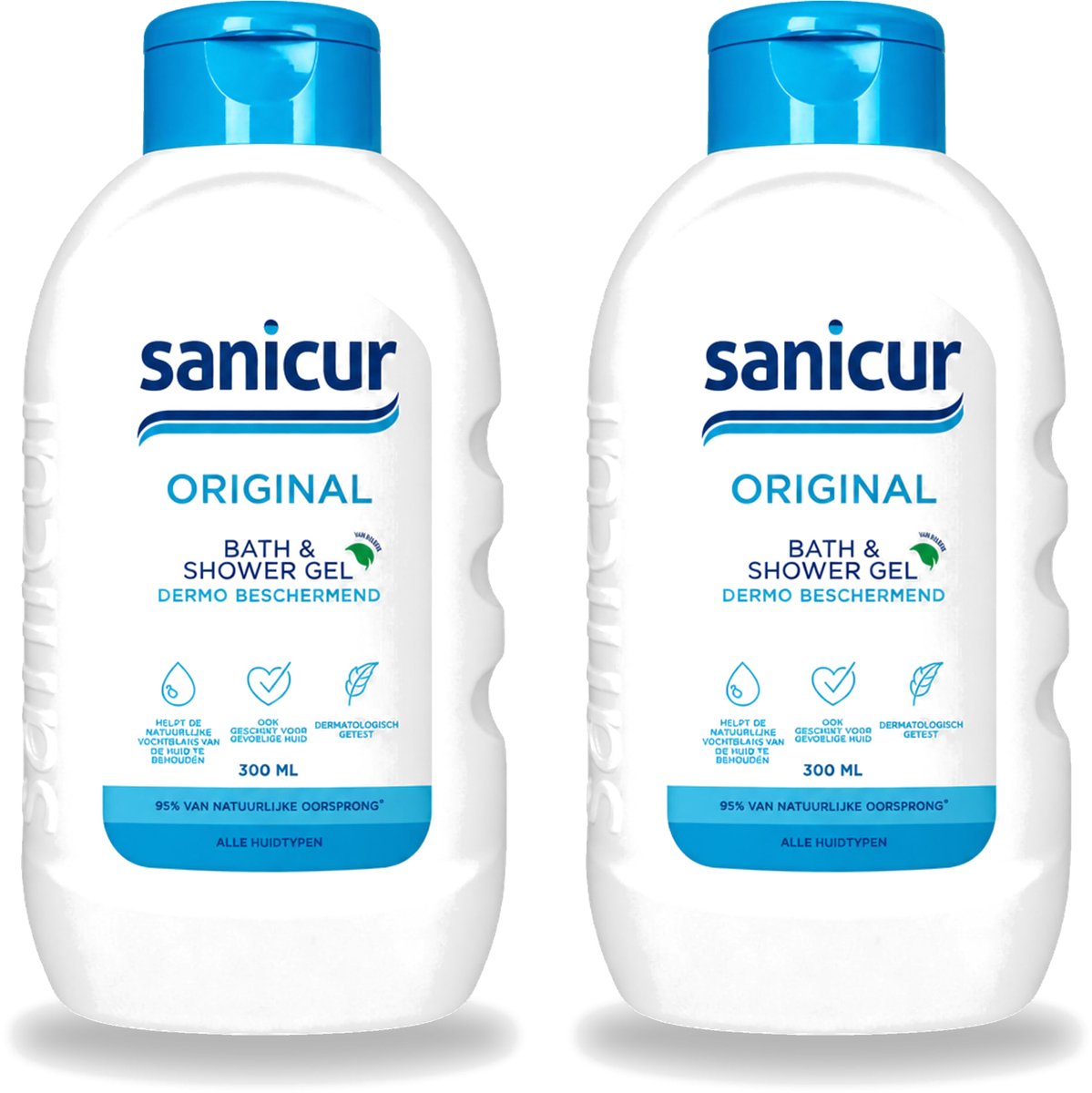 2 x Sanicur – Bad & Douchegel – Original – 300 ml - Voordeelverpakking - 2 stuks
