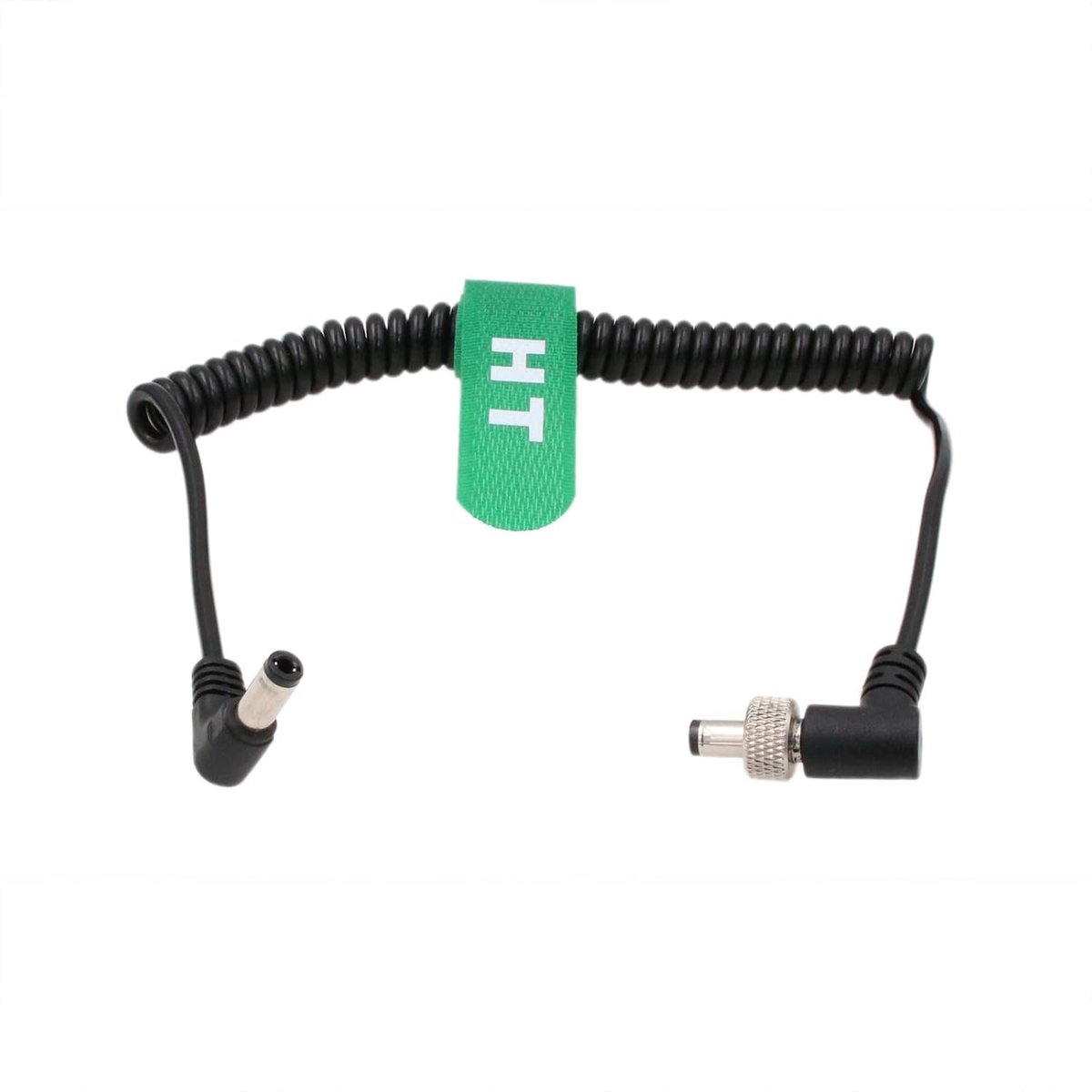 Right Angle DC 2.5mm to Locking DC 2.5mm Power Cable for Video Devices PIX-E, SmallHD, Atomos 7" Monitor - ShopVlot