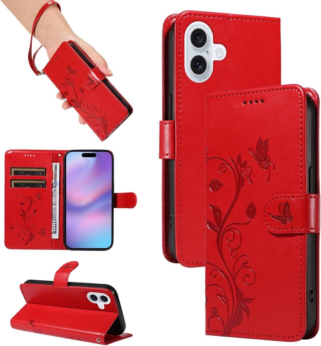 Hoesje voor iPhone 17, Rood