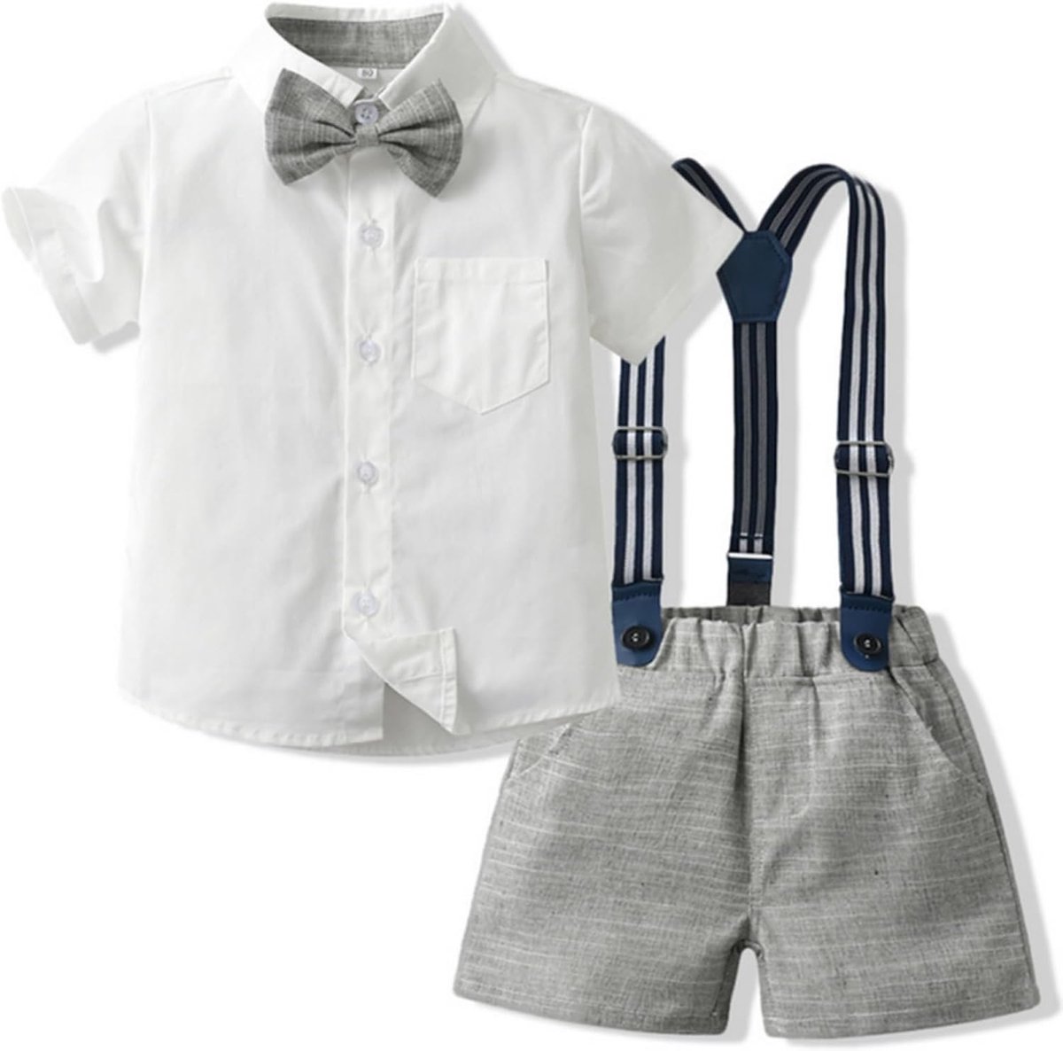 Jongens Zomerpak met Shirt en Jarretelbroek